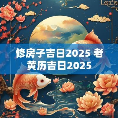 修房子吉日2025 老黄历吉日2025