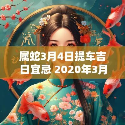 属蛇3月4日提车吉日宜忌 2025年3月属蛇人提车吉日