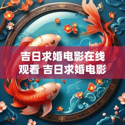 吉日求婚电影在线观看 吉日求婚电影
