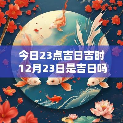 今日23点吉日吉时 12月23日是吉日吗