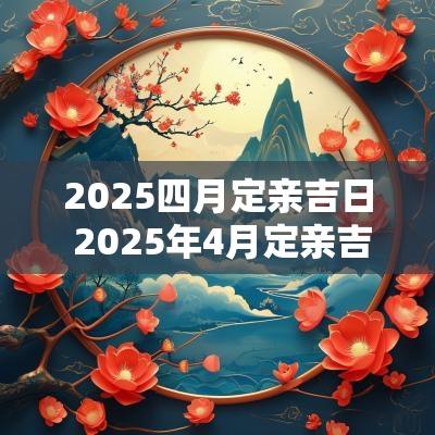 2025四月定亲吉日 2025年4月定亲吉日