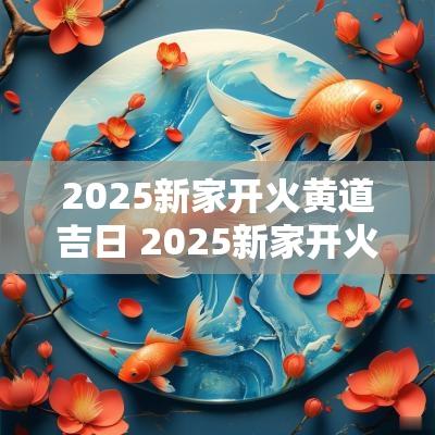 2025新家开火黄道吉日 2025新家开火吉日一览表