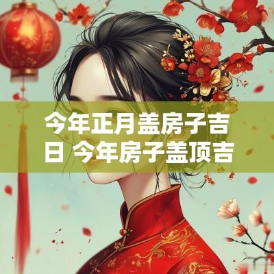 今年正月盖房子吉日 今年房子盖顶吉日