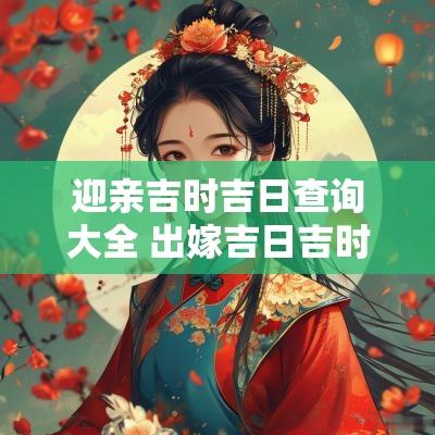 迎亲吉时吉日查询大全 出嫁吉日吉时查询表