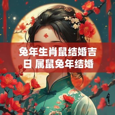蛇年生肖鼠结婚吉日 属鼠蛇年结婚