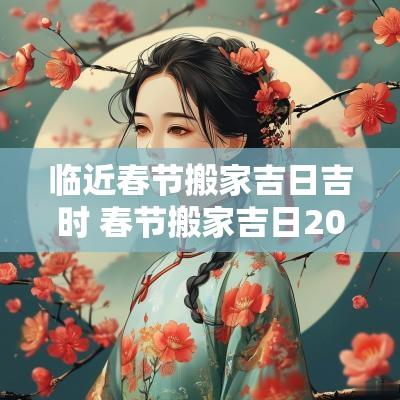 临近春节搬家吉日吉时 春节搬家吉日2025吉时