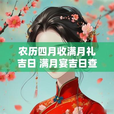 农历四月收满月礼吉日 满月宴吉日查询2025年四月