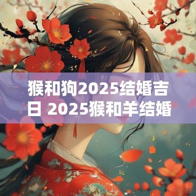 猴和狗2025结婚吉日 2025猴和羊结婚吉日