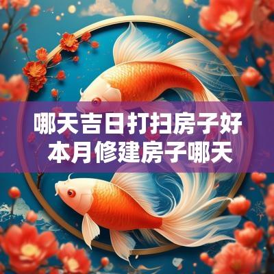 哪天吉日打扫房子好 本月修建房子哪天是吉日