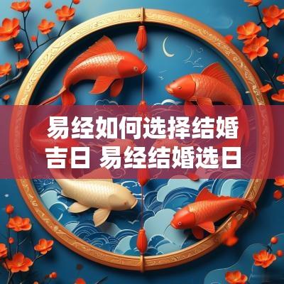 易经如何选择结婚吉日 易经结婚选日子在第几章