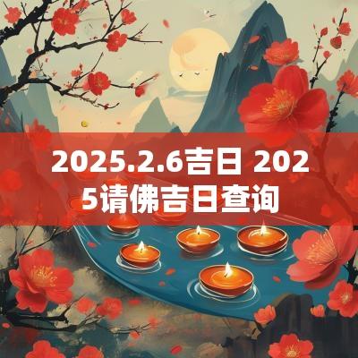 2025.2.6吉日 2025请佛吉日查询