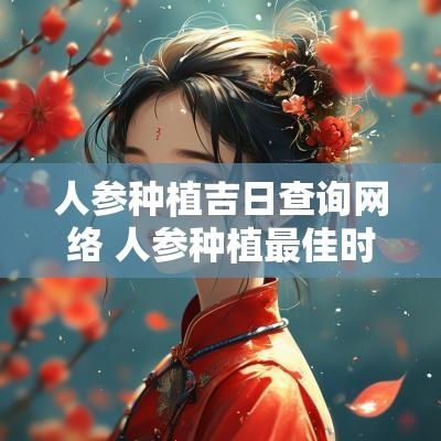 人参种植吉日查询网络 人参种植最佳时间和地点