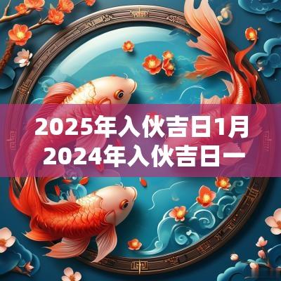 2025年入伙吉日1月 2025年入伙吉日一览表