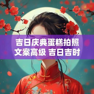 吉日庆典蛋糕拍照文案高级 吉日吉时开业大吉文案