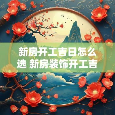 新房开工吉日怎么选 新房装饰开工吉日查询
