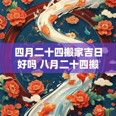 四月二十四搬家吉日好吗 八月二十四搬家吉日好不好