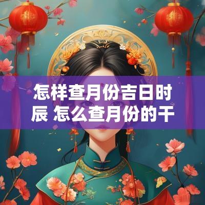 怎样查月份吉日时辰 怎么查月份的干支