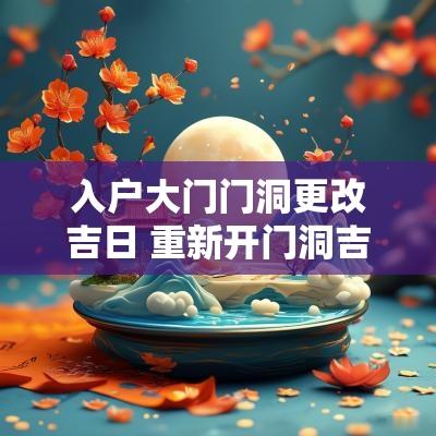 入户大门门洞更改吉日 重新开门洞吉日
