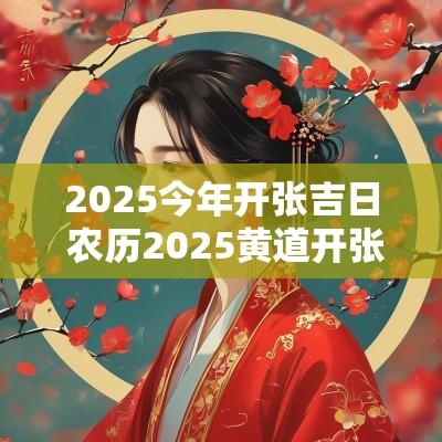2025今年开张吉日 农历2025黄道开张吉日