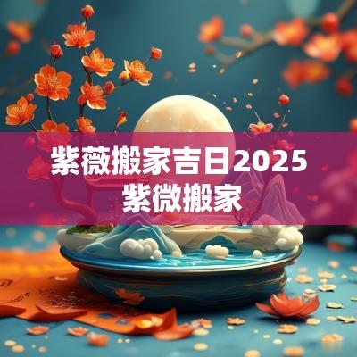 紫薇搬家吉日2025 紫微搬家