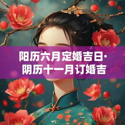 阳历六月定婚吉日· 阴历十一月订婚吉日