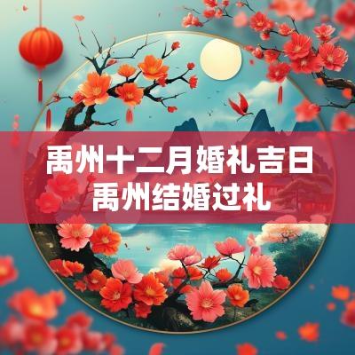 禹州十二月婚礼吉日 禹州结婚过礼