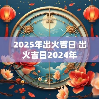 2025年出火吉日 出火吉日2025年