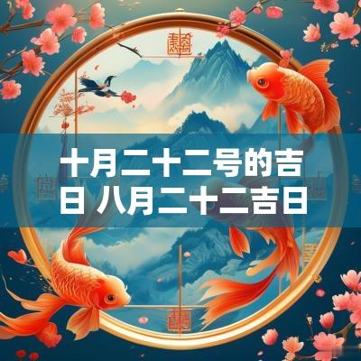 十月二十二号的吉日 八月二十二吉日吉时