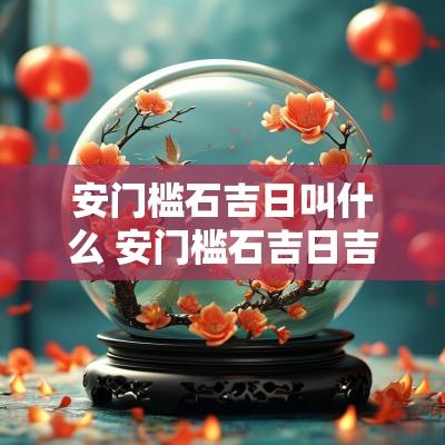 安门槛石吉日叫什么 安门槛石吉日吉时