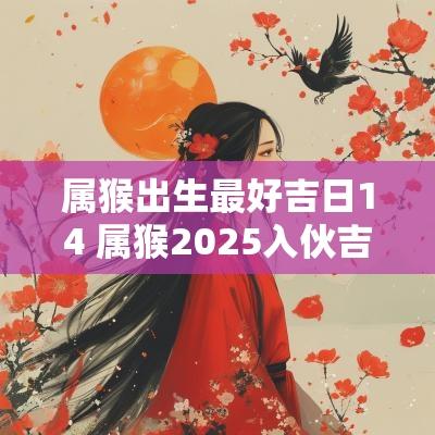 属猴出生最好吉日14 属猴2025入伙吉日