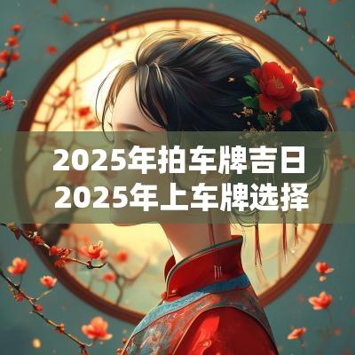 2025年拍车牌吉日 2025年上车牌选择什么黄道吉日