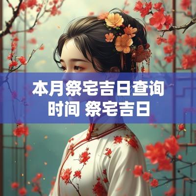 本月祭宅吉日查询时间 祭宅吉日