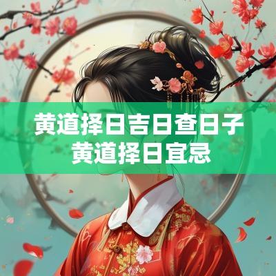 黄道择日吉日查日子 黄道择日宜忌