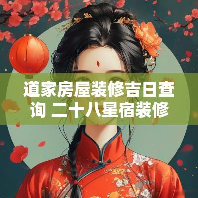 道家房屋装修吉日查询 二十八星宿装修吉日