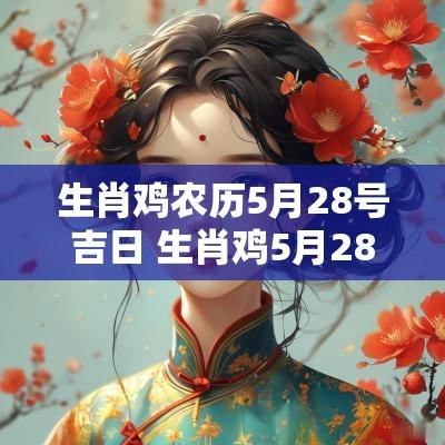 生肖鸡农历5月28号吉日 生肖鸡5月28日运势