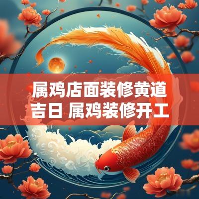 属鸡店面装修黄道吉日 属鸡装修开工吉日查询
