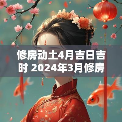 修房动土4月吉日吉时 2025年3月修房动土吉日一览表