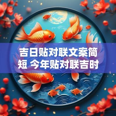 吉日贴对联文案简短 今年贴对联吉时吉日