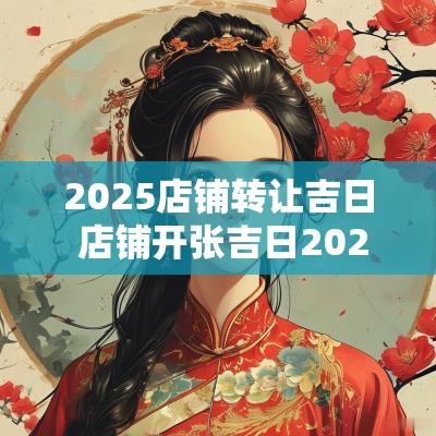 2025店铺转让吉日 店铺开张吉日2025