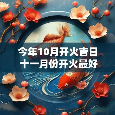 今年10月开火吉日 十一月份开火最好吉日