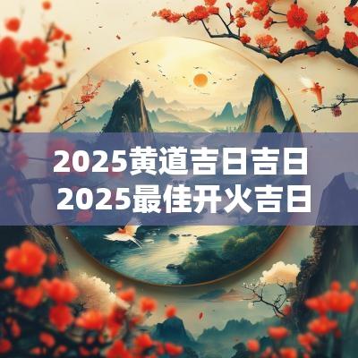 2025黄道吉日吉日 2025最佳开火吉日