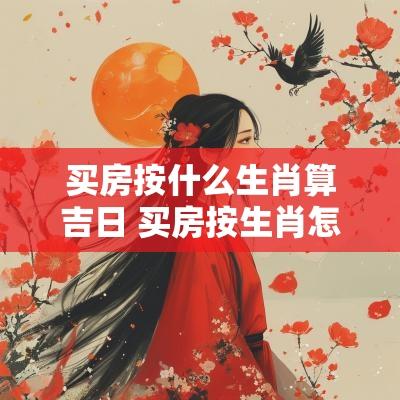 买房按什么生肖算吉日 买房按生肖怎么选楼层