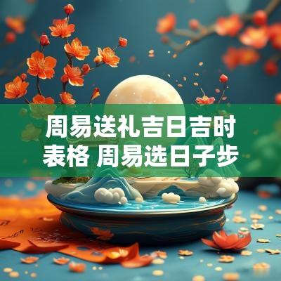 周易送礼吉日吉时表格 周易选日子步骤