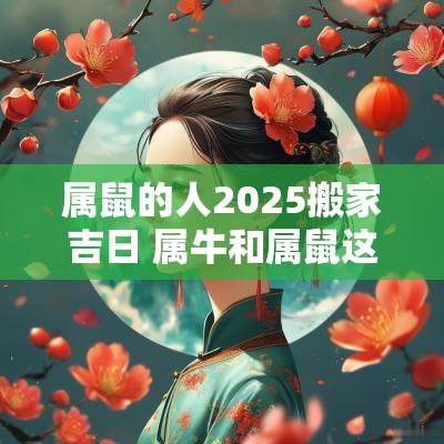 属鼠的人2025搬家吉日 属牛和属鼠这个月搬家吉日