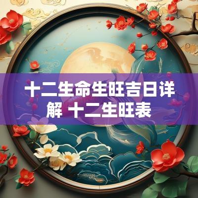十二生命生旺吉日详解 十二生旺表