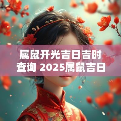 属鼠开光吉日吉时查询 2025属鼠吉日吉时