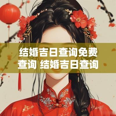 结婚吉日查询免费查询 结婚吉日查询全国联网