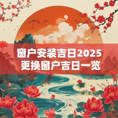 窗户安装吉日2025 更换窗户吉日一览表