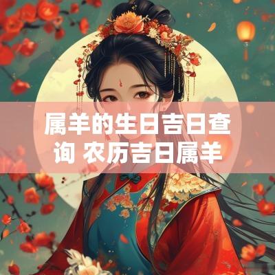 属羊的生日吉日查询 农历吉日属羊