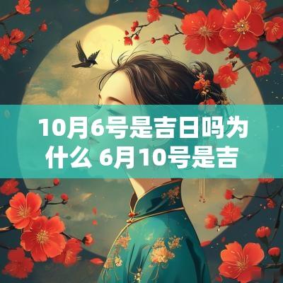 10月6号是吉日吗为什么 6月10号是吉日吗